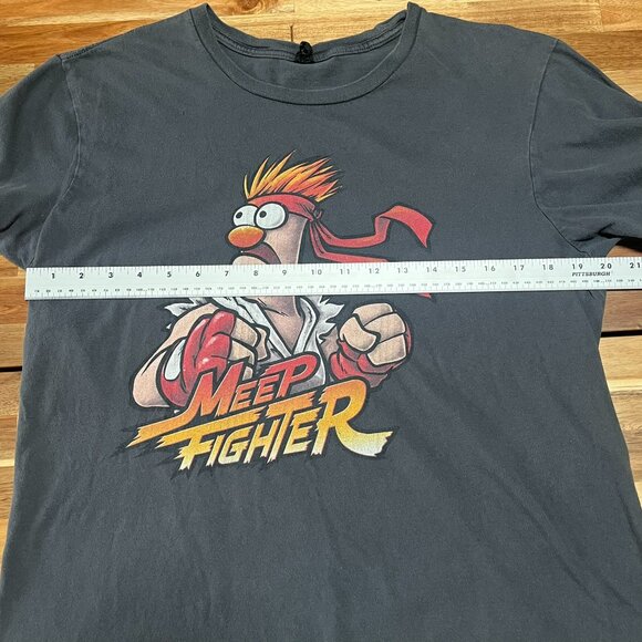Muppet Beaker T Shirt Adult Large Meep Fighter Parody Humorous Funny - Picture 4 of 7